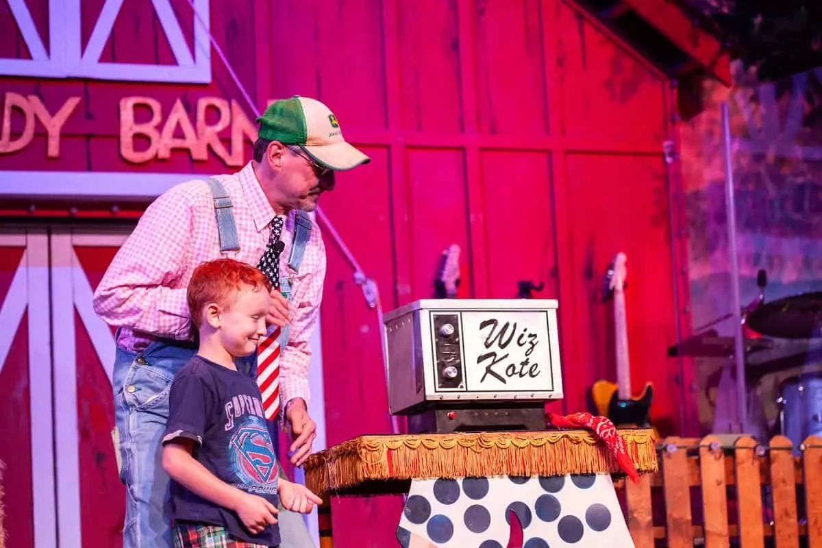 Kid at the Comedy Barn