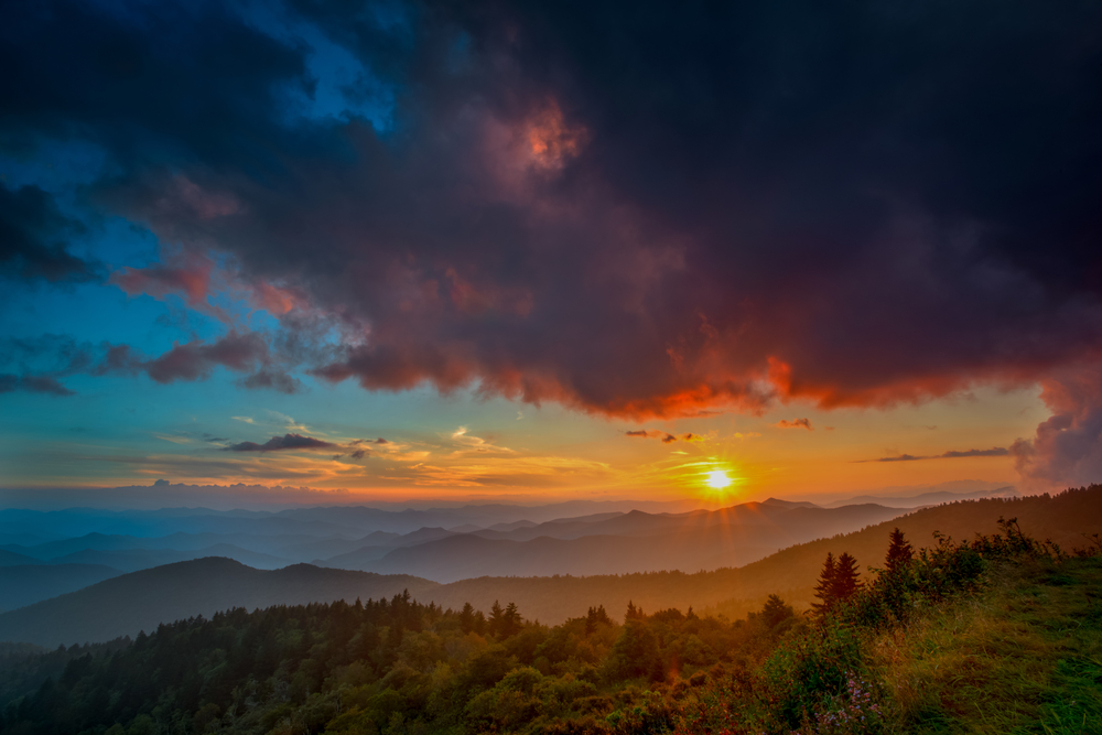 Smoky Mountain sunset