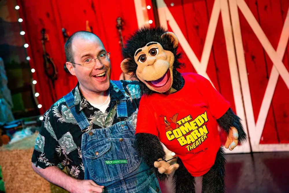 Ventriloquist at The Comedy Barn with Bonzo the Monkey