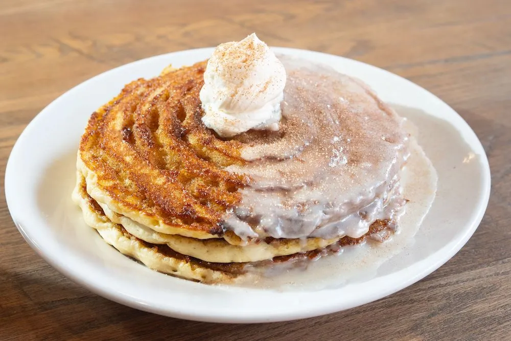 pancakes at Frizzle Chicken Cafe